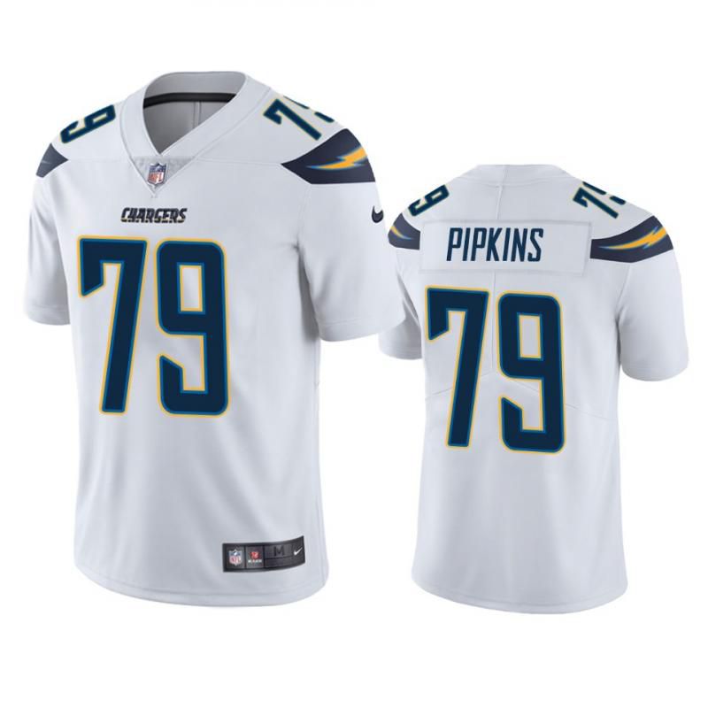 Cheap Men Los Angeles Chargers 79 Trey Pipkins III Nike White Limited NFL Jersey